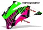 Preview: Retrospective - Designfarbe = Grün, Hintergrund = Pink